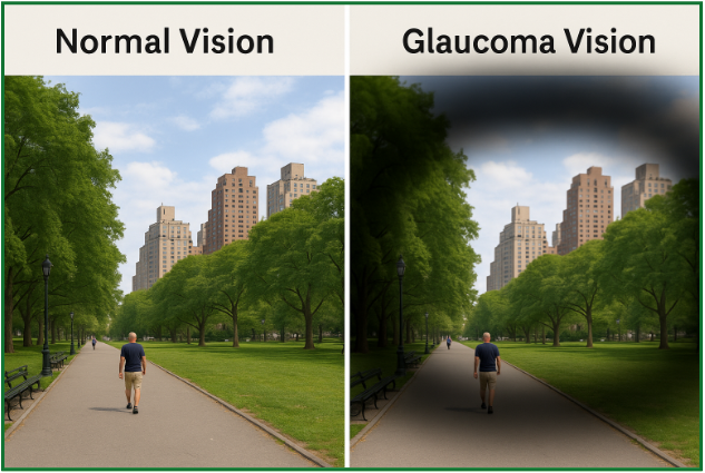 Πώς βλέπεις όταν έχεις γλαύκωμα